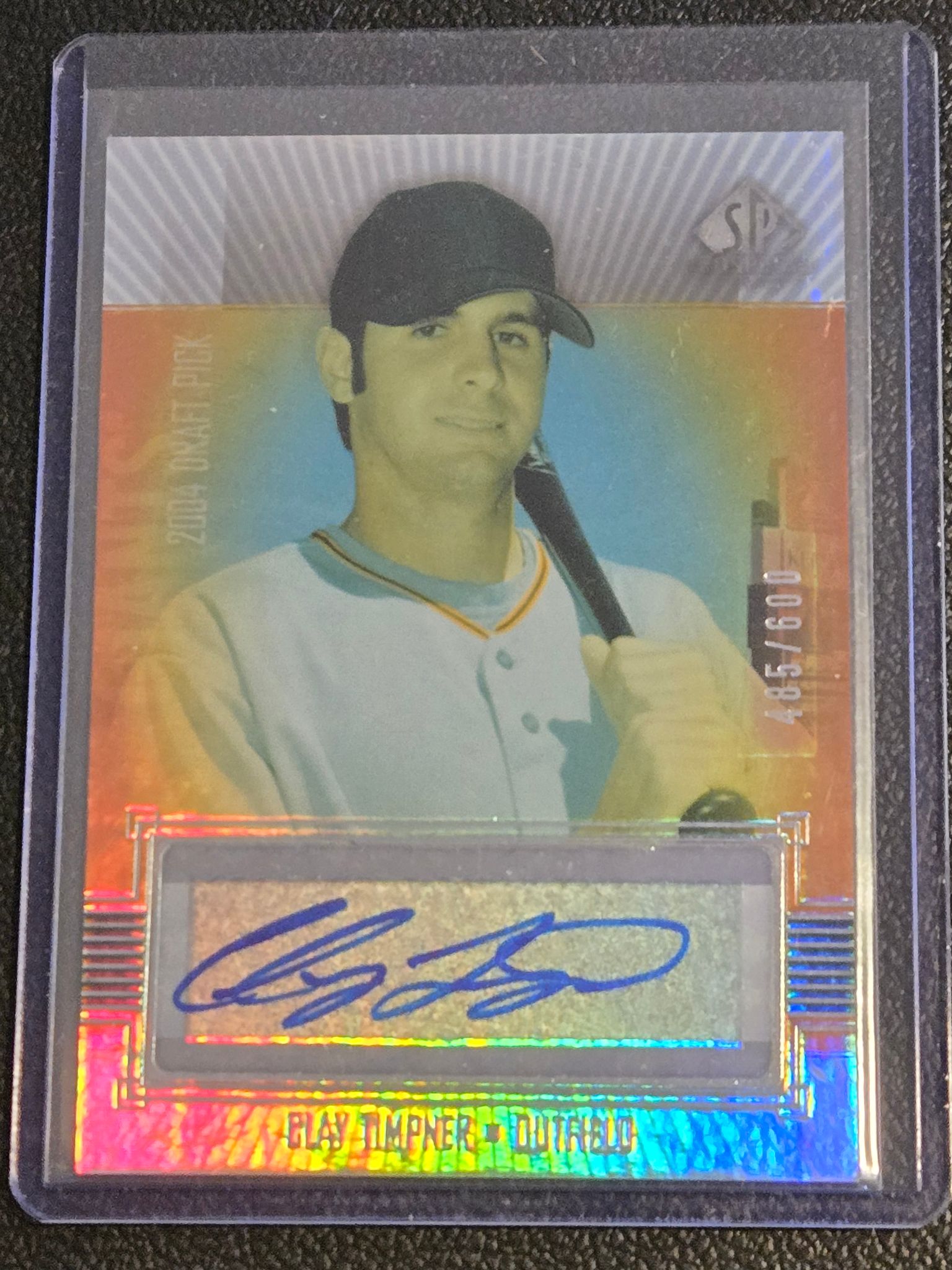 2004 Upper Deck SP Prospects Baseball Autograph Lot 5 Refractor Serial Numbered - Picture 6 of 11