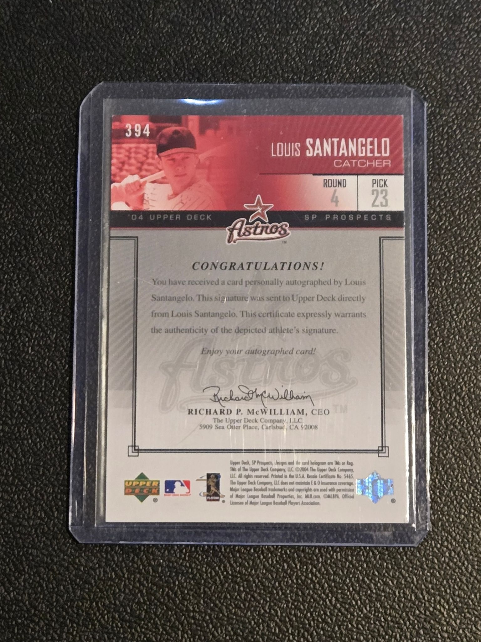 2004 Upper Deck SP Prospects Baseball Autograph Lot 5 Refractor Serial Numbered - Picture 9 of 11